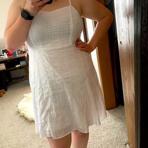 White Eyelet Dress